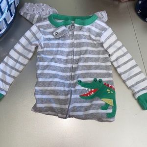 12 month Alligator pajamas